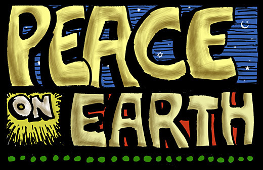 Peace Photoshop colored