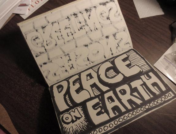 Peace on Earth Sketchbook