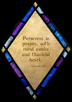 persevere in prayer quote